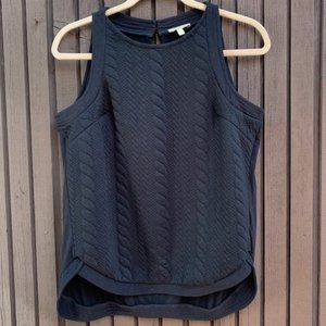Anthropologie Bordeux Black Tank S
